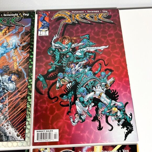 Complete Set of Siege #1-4 Brandon Peterson (Image Comics, 1997) - Picture 3 of 6